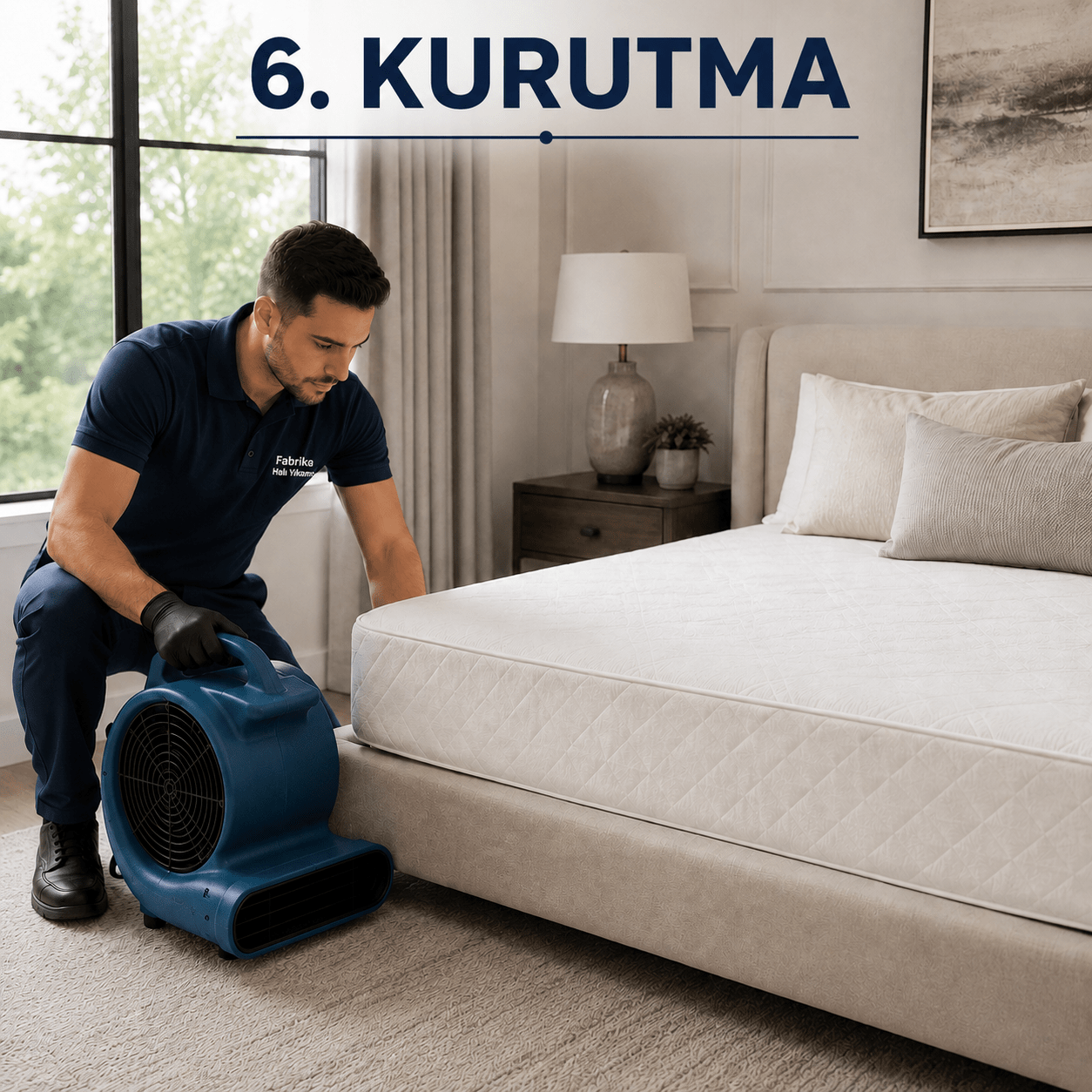 Yatak 6. Aşama Kurutma